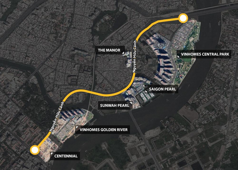 'Rung be tong' tai khu do thi xa hoa tren duong Nguyen Huu Canh hinh anh 19 