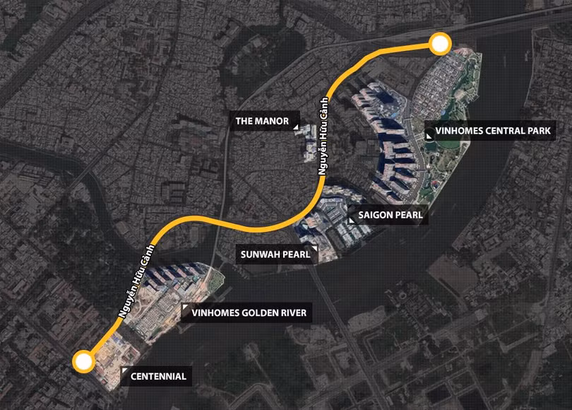 'Rung be tong' tai khu do thi xa hoa tren duong Nguyen Huu Canh hinh anh 19 