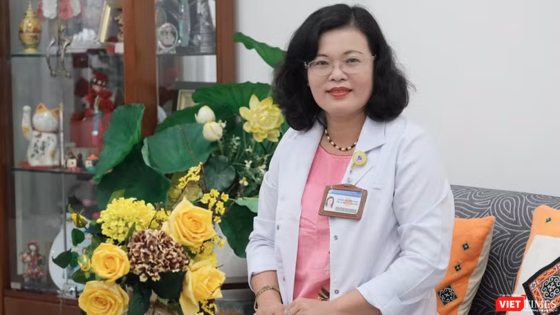 TS.BS Hoàng Thị Diễm Tuyết - Giám đốc Bệnh viện phụ sản Hùng Vương. Ảnh: HB