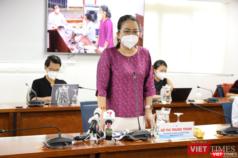Bà Võ Thị Trung Trinh - Phó Giám đốc Sở TTTT TP.HCM