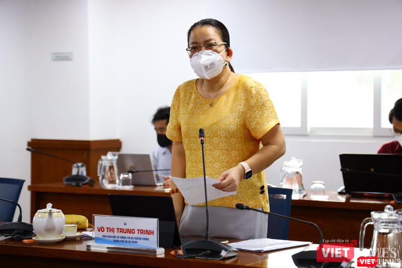 Bà Võ Thị Trung Trinh - Phó Giám đốc Sở TTTT TP.HCM