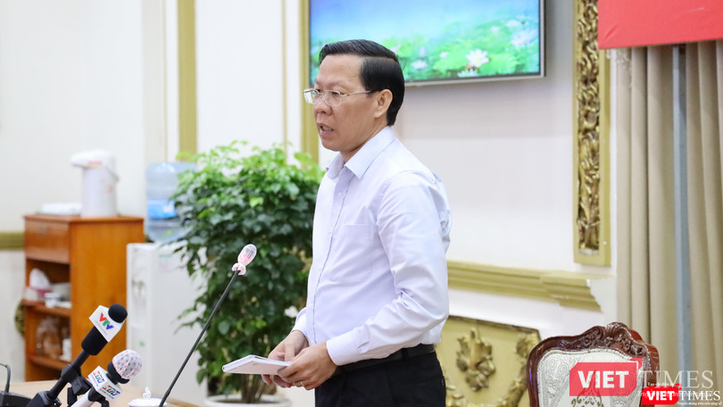 Chủ tịch UBND TP.HCM - Ông Phan Văn Mãi giao nhiệm vụ cho Sở TTTT