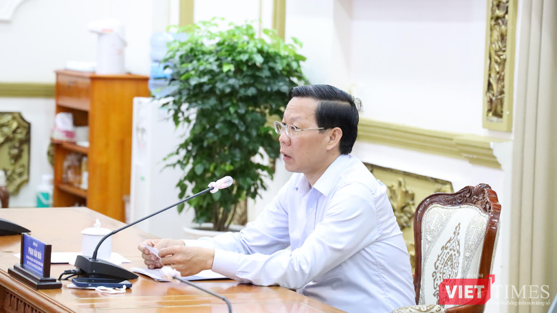 Chủ tịch UBND TP.HCM ông Phan Văn Mãi nhấn mạnh tiếp tục triển khai chương trình phát triển nhà ở trên địa bàn TP.HCM