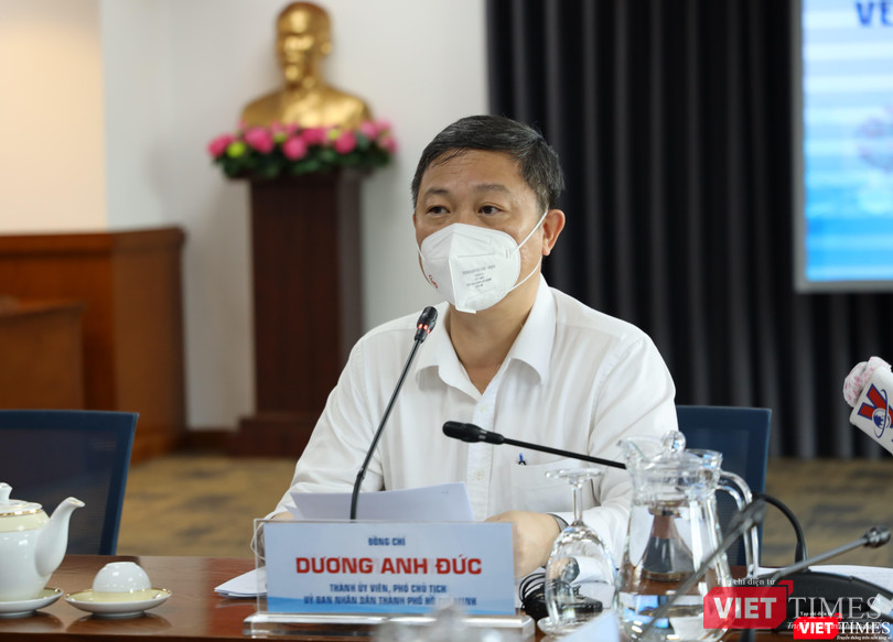 Phó chủ tịch UBND TP.HCM, ông Dương Anh Đức phát biểu