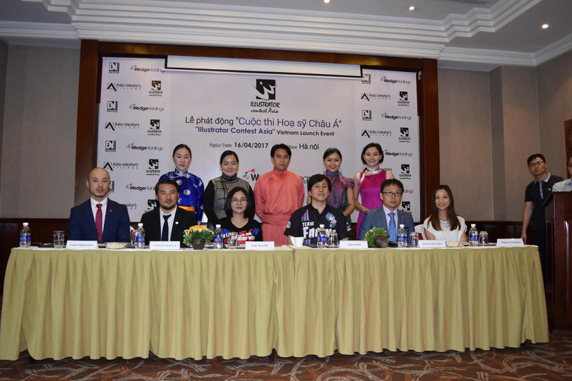 Lễ phát động “Cuộc thi Họa sỹ truyện tranh Châu Á - Illustrator Contest Asia Championship”. (Ảnh: Momo)