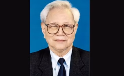 Nguyên Ủy viên Bộ Chính trị Nguyễn Đức Bình (Ảnh: Học viện Chính trị Quốc gia Hồ Chí Minh)