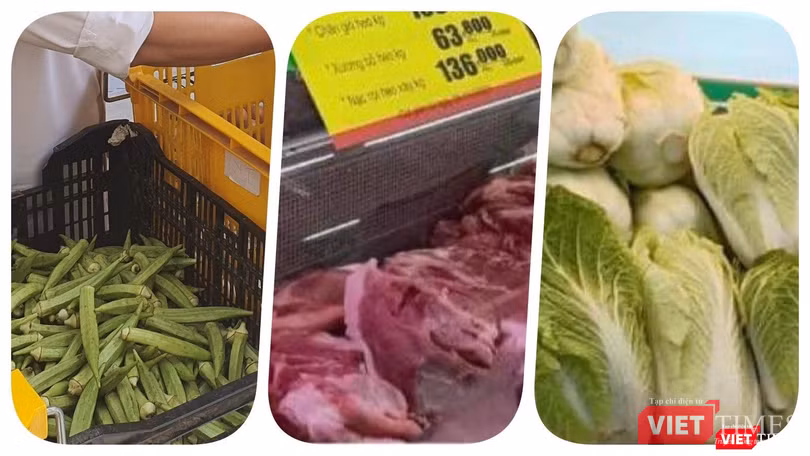 Chợ truyền thống chủ yếu bán thực phẩm tươi sống và hàng thiết yếu. Ảnh: Hoà Bình Chợ truyền thống chủ yếu bán thực phẩm tươi sống và hàng thiết yếu. Ảnh: Hoà Bình