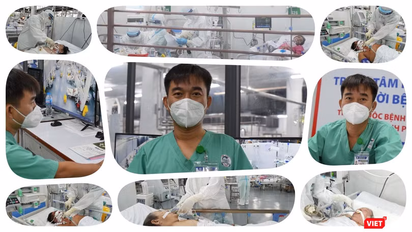 Trung tâm Hồi sức tích cực người bệnh COVID-19 Bệnh viện Trung ương Huế tại TP.HCM giúp giảm tử vong. Ảnh: Hoà Bình