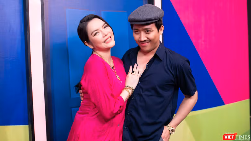 Lý Nhã Kỳ khiến khán giả bất ngờ với vai trò vợ Trấn Thành (Ảnh: Linh Phạm)