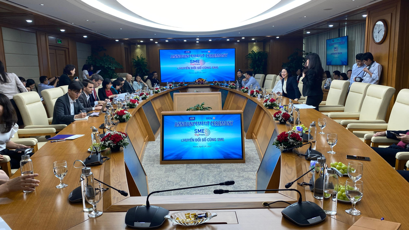 Toàn cảnh lễ công bố chương trình SME Digitrans của BIDV (Ảnh: HB)