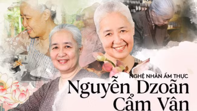 Nghệ nhân ẩm thực Nguyễn Dzoãn Cẩm Vân (Ảnh: CafeF)