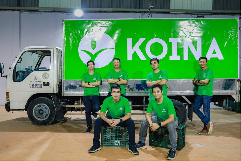 Các thành viên sáng lập startup Koina