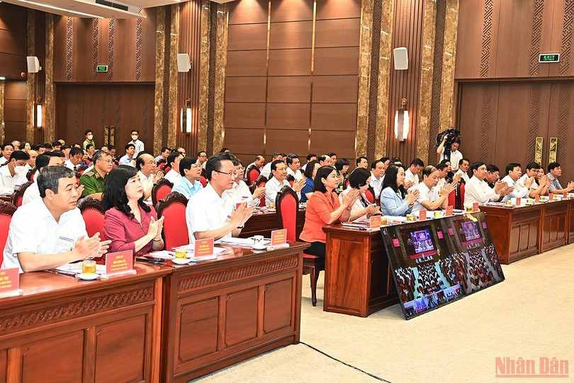 Các đại biểu tham dự Hội nghị (Ảnh: Báo Nhân Dân)