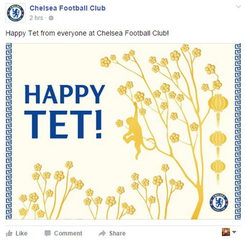 "Ông lớn" trời Âu thi nhau chúc Tết fan hâm mộ Việt ảnh 1 "Ông lớn" trời Âu thi nhau chúc Tết fan hâm mộ Việt ảnh 1