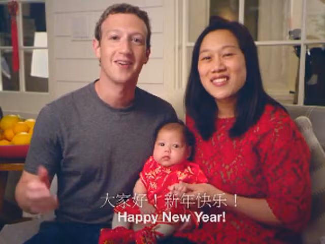 Gia đình nhỏ của Mark.