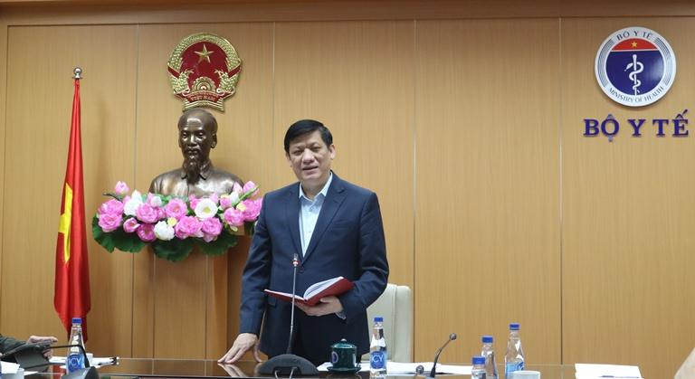 Bộ trưởng Nguyễn Thanh Long phát biểu tại hội nghị (Ảnh: Bộ Y tế)