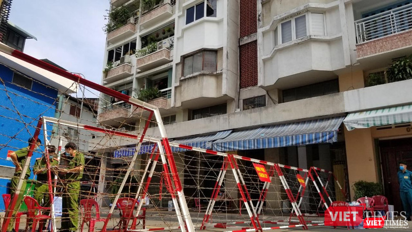 Phong toả một phần chung cư Sư Vạn Hạnh sau khi phát hiện BN1451