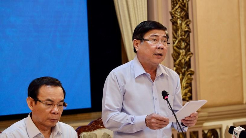 Ông Nguyễn Thành Phong, Chủ tịch UBND TP.HCM nhấn mạnh cần tăng cường công tác phòng, chống dịch bệnh COVID-19 (Ảnh: TTBC) Ông Nguyễn Thành Phong, Chủ tịch UBND TP.HCM nhấn mạnh cần tăng cường công tác phòng, chống dịch bệnh COVID-19 (Ảnh: TTBC)