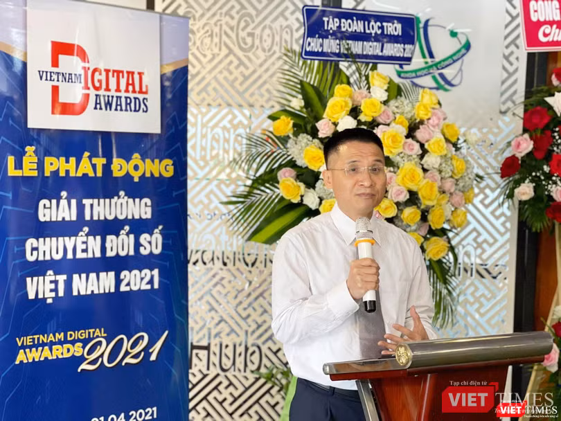 Ông Đinh Văn Hải - Trưởng ban Điều hành thực hiện Giải thưởng Chuyển đổi số Việt Nam 2021