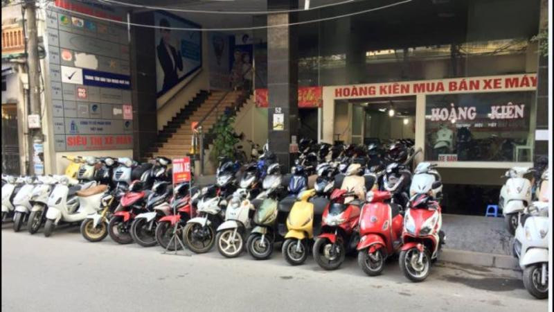 Một cửa hàng mua bán xe máy cũ (Ảnh: Internet)