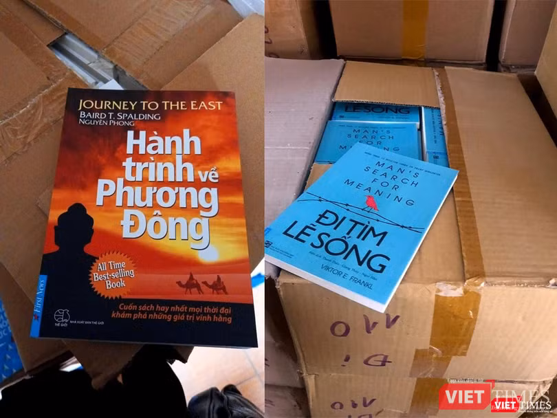 Nhiều cuốn sách của First News - Trí Việt bị làm giả (Ảnh: FNS)