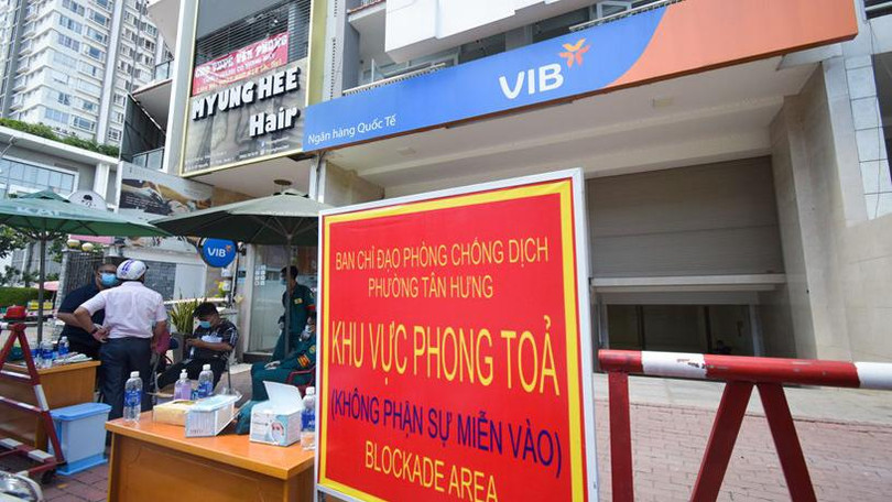 Phong toả các địa điểm có ca bệnh làm việc - Ảnh: CDC TP.HCM Phong toả các địa điểm có ca bệnh làm việc - Ảnh: CDC TP.HCM