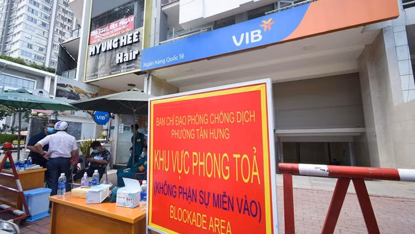 Phong toả địa điểm liên quan đến các ca dương tính mới trên địa bàn TP.HCM (Ảnh: CDC TP.HCM) 