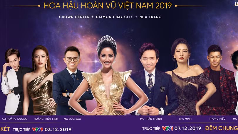 Các sao xuất hiện lộng lẫy trong đêm bán kết và chung kết Hoa hậu Hoàn vũ Việt Nam 2019 