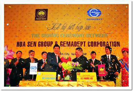 Cảng Quốc tế Hoa Sen Gemadept là dự án hợp tác giữa HSG và GMD. (Ảnh: GMD)