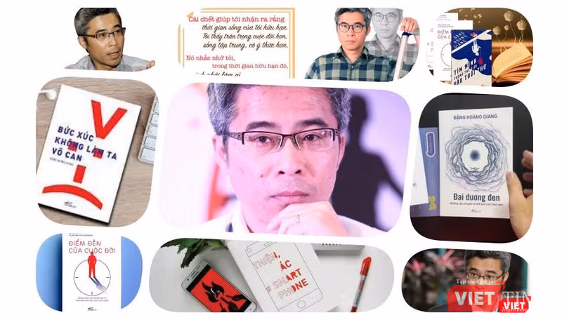 TS Đặng Hoàng Giang có buổi trao đổi bổ ích về lăng nhục và thấu cảm. Ảnh: Hoà Bình ghép