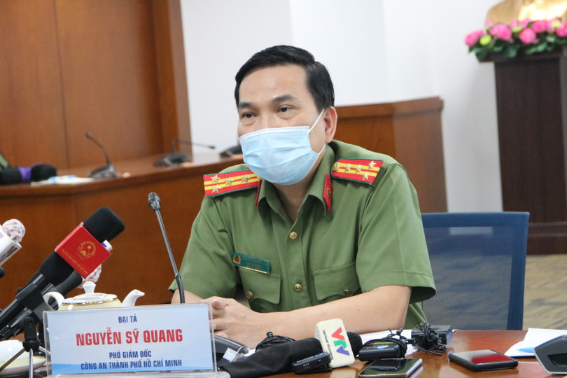 Đại tá Nguyễn Sỹ Quang, Phó Giám đốc Công an TP.HCM- Ảnh Hải Linh Đại tá Nguyễn Sỹ Quang, Phó Giám đốc Công an TP.HCM- Ảnh Hải Linh