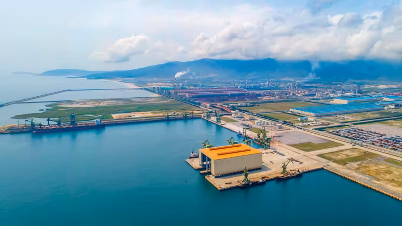 Khu kinh tế Vũng Áng ở thị xã Kỳ Anh (Nguồn: hatinh.gov.vn)