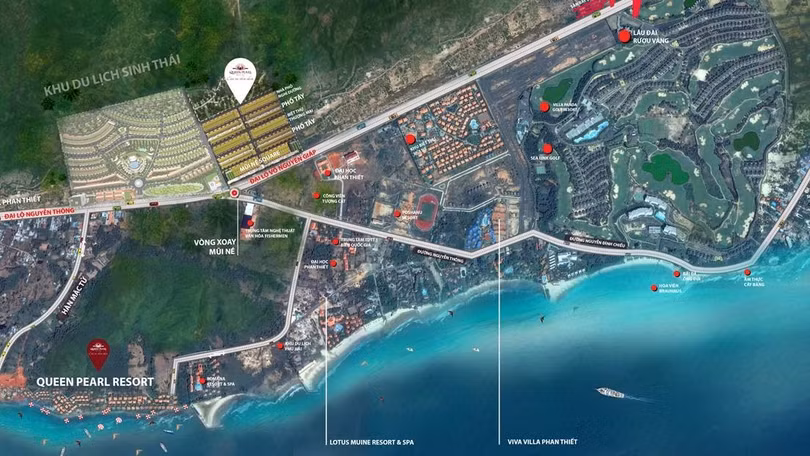 Vị trí dự án Khu thương mại dịch vụ và dân cư Tân Việt Phát 2 (Queen Pearl 2)