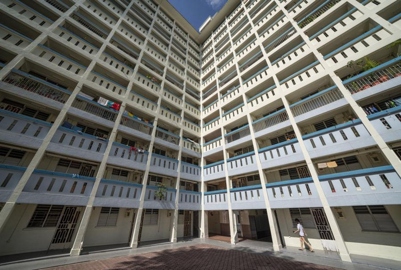 Nhà ở xã hội tại quận Toa Payoh của Singapore - Ảnh: Bloomberg.