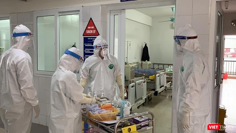 Khu vực cách ly điều trị bệnh nhân COVID-19 - Ảnh: BYT 