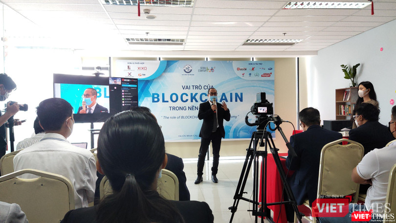 Toàn cảnh hội thảo “Vai trò Blockchain trong nền kinh tế số” - Ảnh: Hoà Bình Toàn cảnh hội thảo “Vai trò Blockchain trong nền kinh tế số” - Ảnh: Hoà Bình