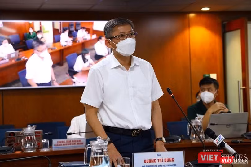 Ông Dương Trí Dũng - Phó Giám đốc Sở GD&amp;ĐT TP.HCM. Ảnh: Huyền Mai