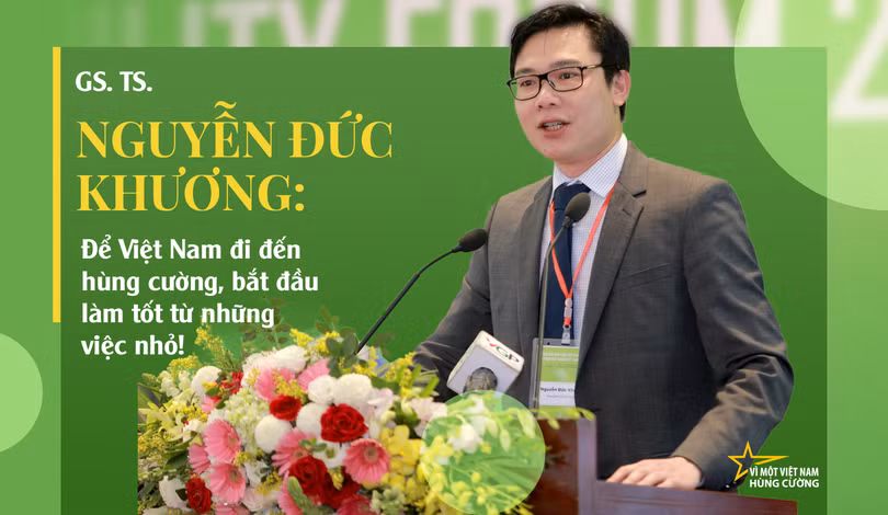 GS. TS Nguyễn Đức Khương - thành viên trẻ nhất trong Tổ tư vấn kinh tế của Thủ tướng Nguyễn Xuân Phúc.