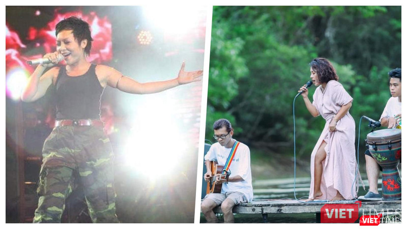 Ca sĩ Thái Thuỳ Linh tạm rời các buổi biểu diễn, lên đường vào Hà Tĩnh cứu trợ bà con vùng lũ (Ảnh: FBNV) Ca sĩ Thái Thuỳ Linh tạm rời các buổi biểu diễn, lên đường vào Hà Tĩnh cứu trợ bà con vùng lũ (Ảnh: FBNV)