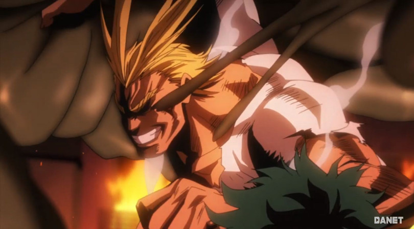 Cảnh trong phim "My Hero Academia"