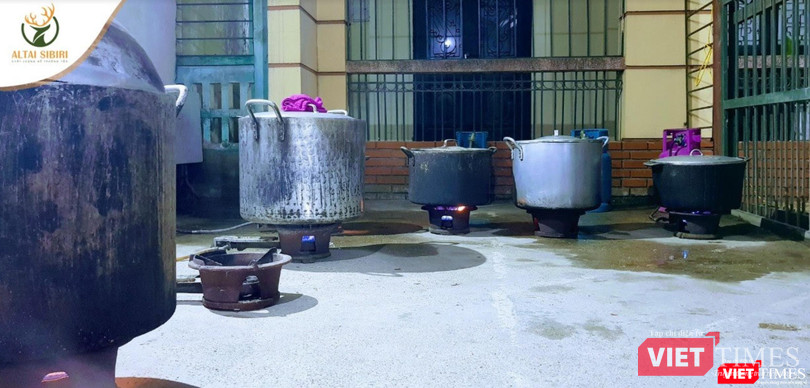 Những nồi cháo chân tình Altai Sibiri gửi tặng tuyến đầu chống dịch ở Bắc Giang