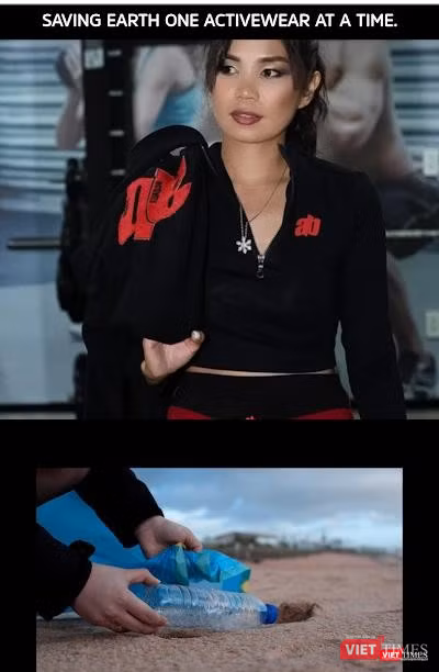 Sứ mệnh thân thiện với môi trường của ActivityBabe là biến những chai nhựa phế thải và các chất liệu tái chế thành trang phục năng động Sứ mệnh thân thiện với môi trường của ActivityBabe là biến những chai nhựa phế thải và các chất liệu tái chế thành trang phục năng động