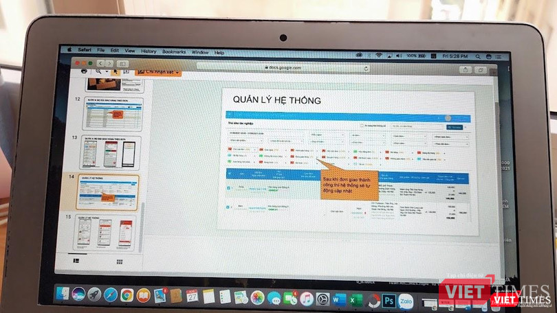 Quản lý hệ thống giúp kiểm soát nguồn hàng, hàng tồn, hàng đã giao