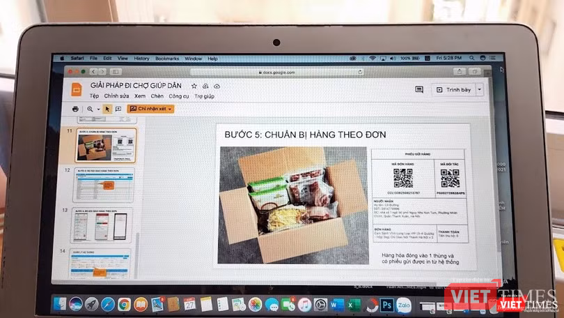 Bước 5: Chuẩn bị hàng theo đơn