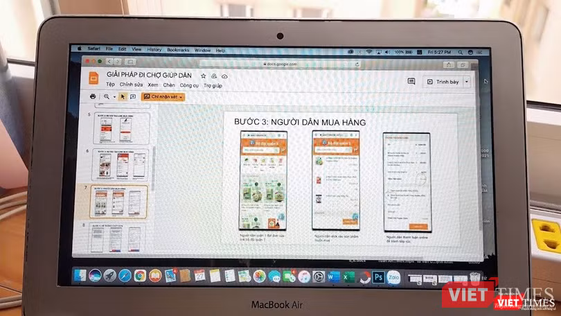 Bước 3: Người dân mua hàng