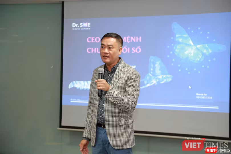 Ông Nguyễn Hoàng Lê – Chủ tịch HĐQT Dr.SME, chuyên gia "bắt bệnh" chuyển đổi số trong doanh nghiệp