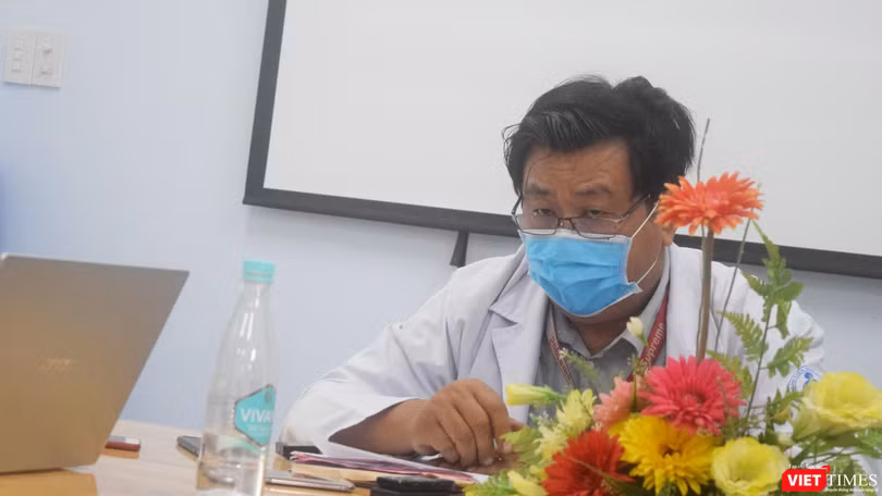 BS Đinh Tấn Phương – Trưởng khoa Cấp cứu (BV Nhi Đồng 1, TP.HCM) - Ảnh: Hoà Bình 