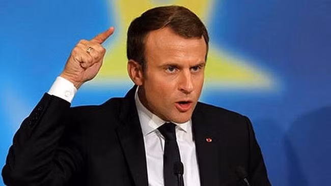 Tổng thống Pháp Emmanuel Macron. Ảnh: Reuters 