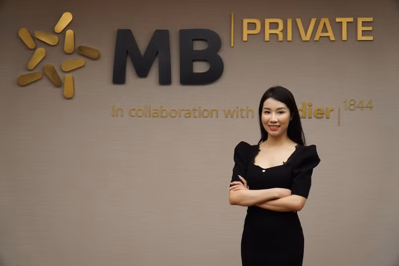 Bà Nguyễn Thùy Linh – Phó Giám đốc khối ngân hàng số MB Bank Bà Nguyễn Thùy Linh – Phó Giám đốc khối ngân hàng số MB Bank