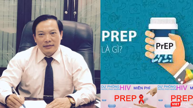 TS.BS Hoàng Đình Cảnh - Phó Cục trưởng Cục Phòng, chống HIV/AIDS nói về việc sử dụng thuốc điều trị dự phòng HIV đúng cách giảm đến hơn 90% nguy cơ lây nhiễm (Ảnh: HB ghép)